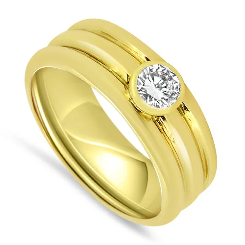 Tennis - Style Women's Diamond Rings with a Continuous Row of Diamonds for a Classic and Versatile Look0.60ct Single Stone Diamond Ring Set in 18ct Gold