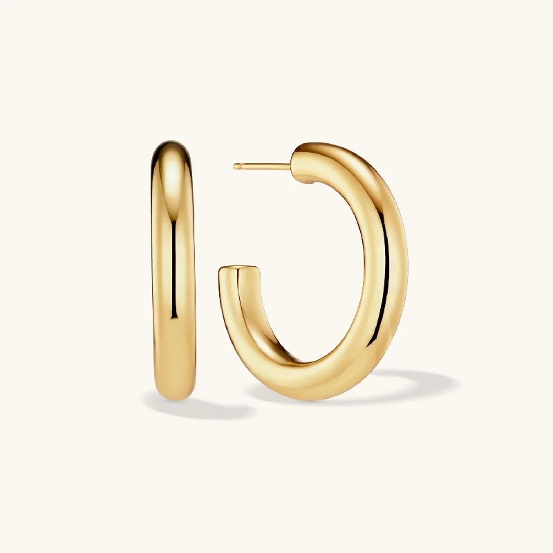 Hoop earrings for womenClassic Hoops in Gold