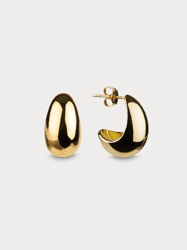 Lightweight hoop earringsThe Curve Hoops