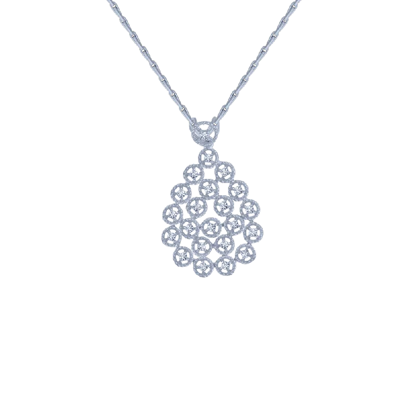 Princess - Cut Women's Diamond Rings in White Gold with a High - Clarity Diamond for a Modern Look18KT (750) White Gold And Solitaire Pendant For Women