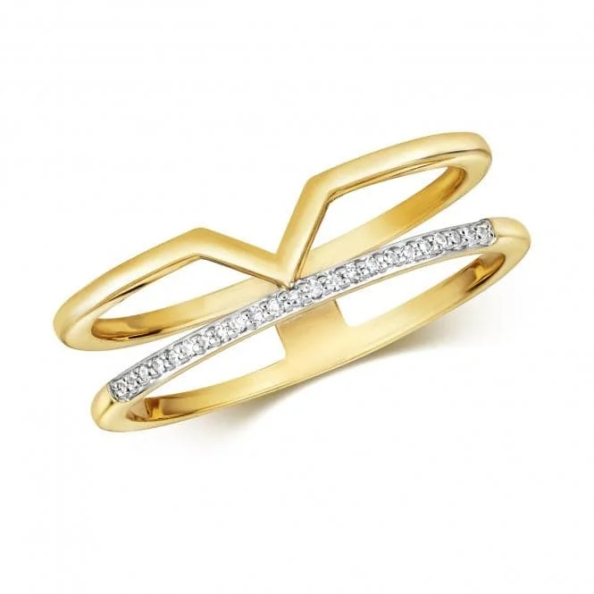 Statement - Making Fashion Rings in Gold - Plated Brass with Oversized Cubic Zirconia StonesDiamond Jewellery 9ct Yellow Gold Diamond Ring RD805