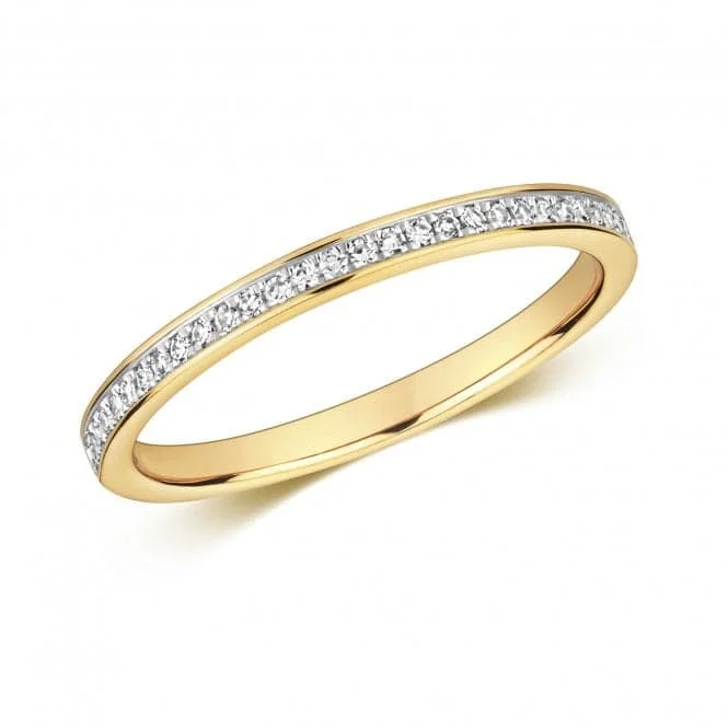 Statement - Making Fashion Rings in Gold - Plated Brass with Oversized Cubic Zirconia StonesDiamond Jewellery 9ct Gold Eternity Ring RD692