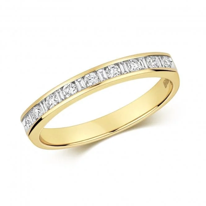 Fashion Rings with Zodiac Symbols in Gold - Filled Metal for a Personalized TouchDiamond Jewellery Half Eternity Ring in 9K Yellow Gold RD185