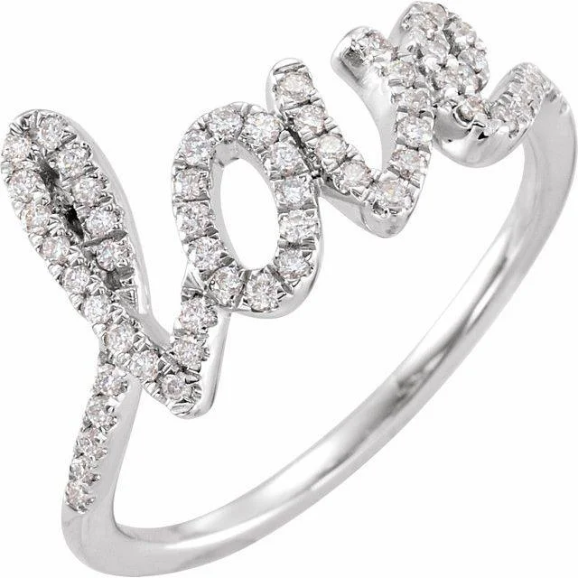 Tennis - Style Women's Diamond Rings with a Continuous Row of Diamonds for a Classic and Versatile LookJDSP-653604 Love Ring