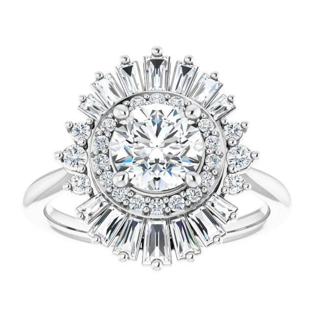 Marquise - Cut Women's Diamond Rings in Palladium for a Unique and Elongated ShapeJDTKSP-123996