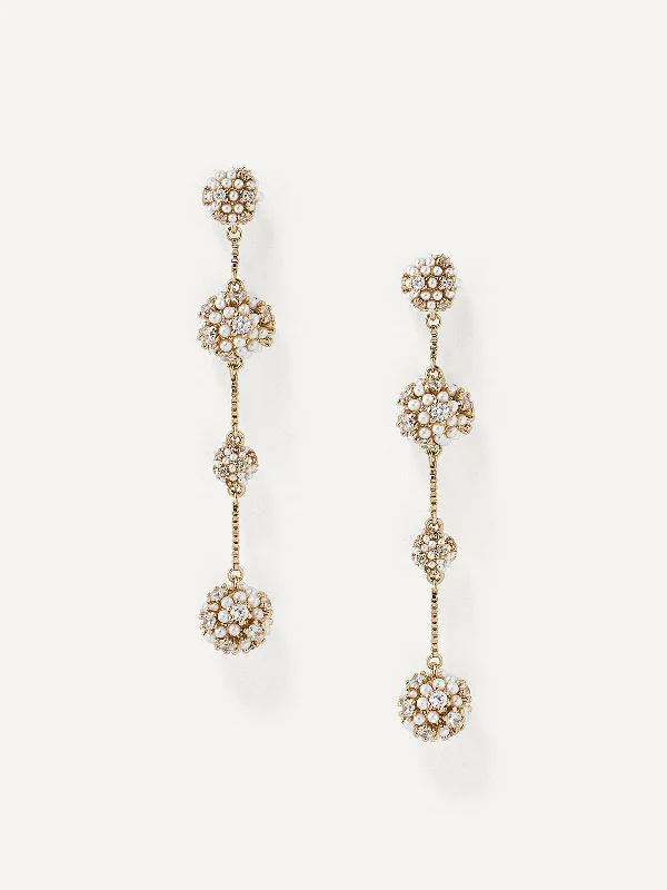 Matte - finish drop earrings for a sophisticated and understated lookLavina Drops