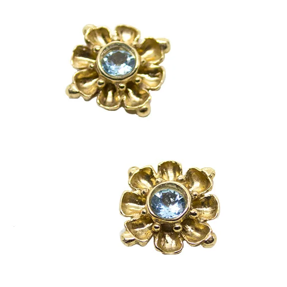 Retro - style drop earrings from the 1960s or 1970s14kt Charles