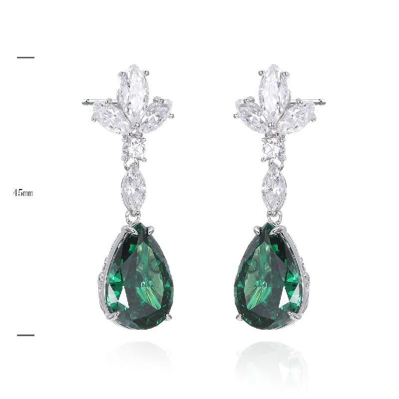 Pearl - studded drop earrings with a classic designBME52034 - Dangle Earrings