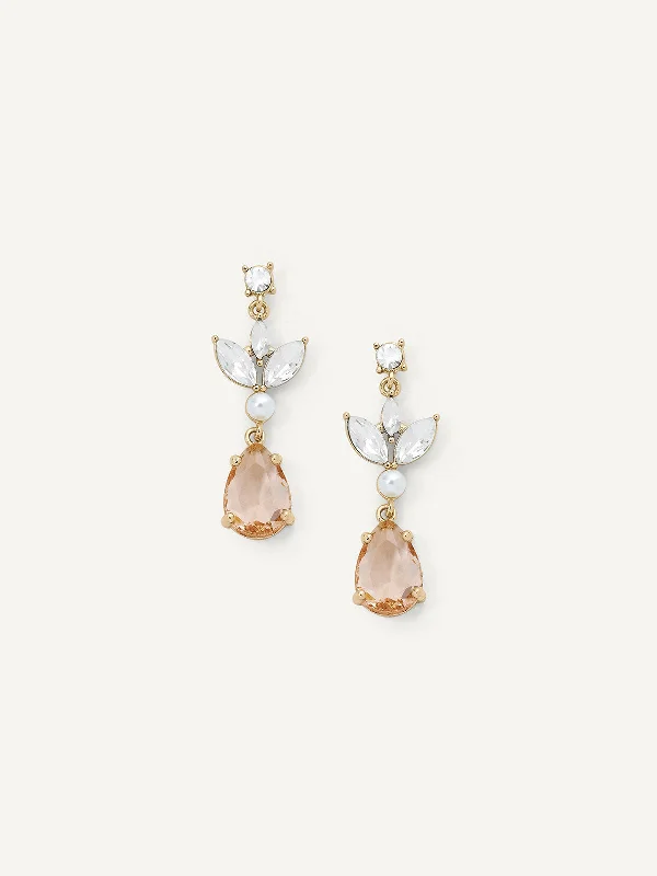 Star - shaped drop earrings for a celestial and magical appearanceMini Rosalind Drops