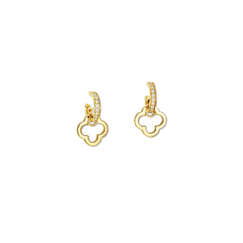 Cluster Engagement Rings with Multiple Small Diamonds Arranged in a Stunning DesignStar Anise Earring Drops Yellow Gold