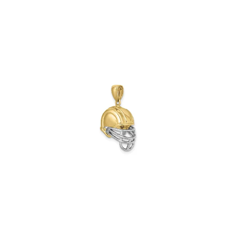 Pearl - Embellished Floral Pendant for a Feminine and Romantic Look3-D American Football Helmet Pendant (14K)