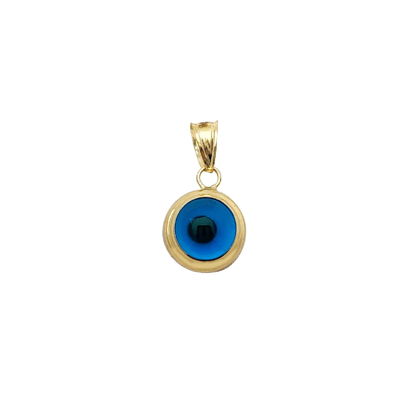 Enamel - Painted Owl Pendant in Vibrant Colors for a Playful LookBezel Evil Eye Pendant (14K)