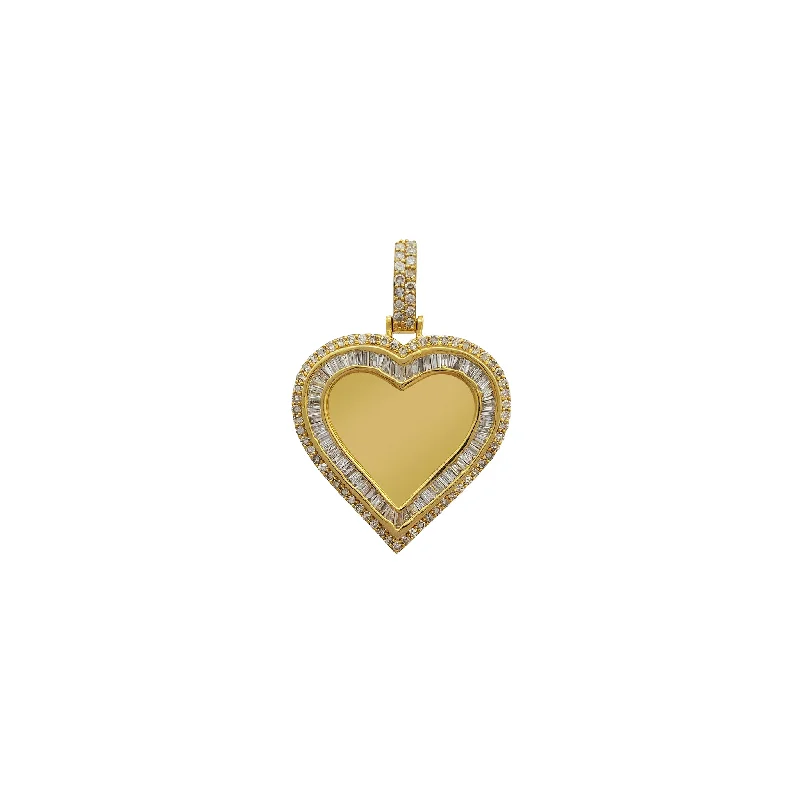 3D - Printed Polymer Clay Animal - Print Pendant for a Fun and Quirky AccessoryDiamond Heart-Shape Memorial Picture Pendant (14K)