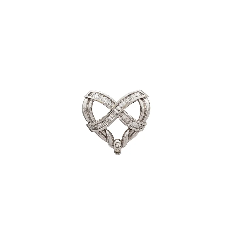 Hypoallergenic Titanium Infinity Symbol Pendant for Sensitive SkinDiamond Infinity Heart Pendant (14K)