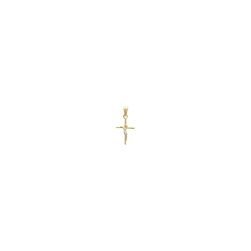 Pearl - Embellished Floral Pendant for a Feminine and Romantic LookMini Crucifix Cross Pendant (14K)