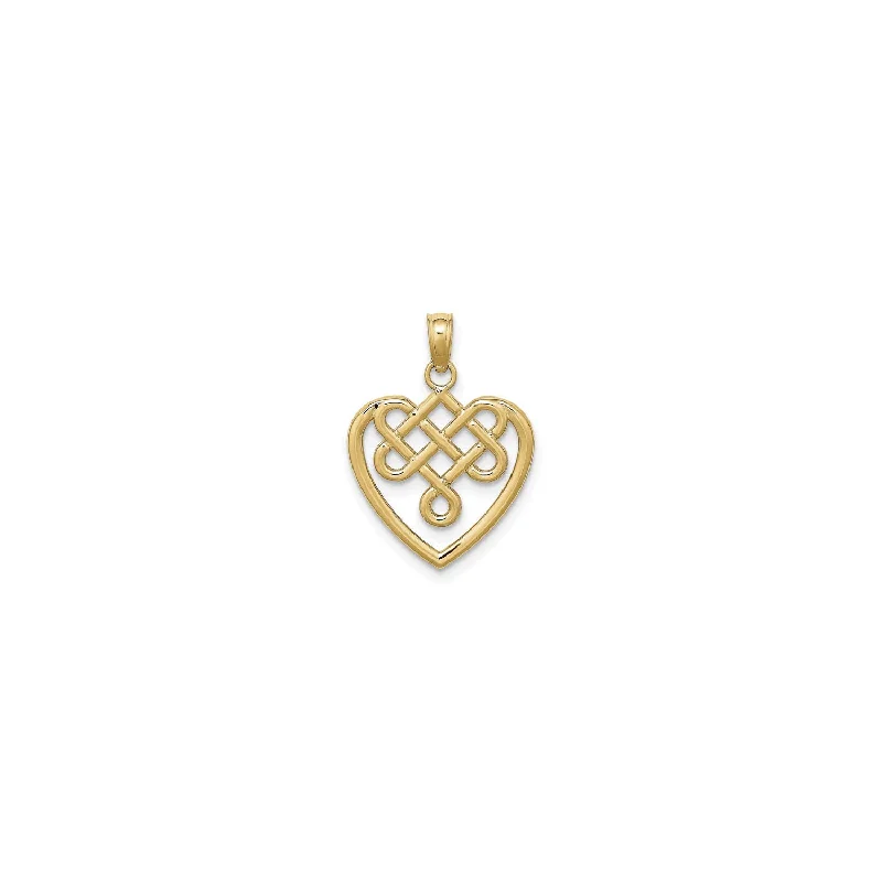 3D - Printed Polymer Clay Animal - Print Pendant for a Fun and Quirky AccessoryPetite Celtic Knot Heart Pendant (14K)