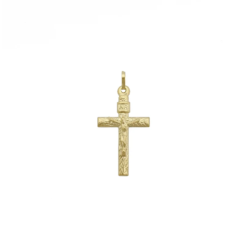 Glow - in - the - Dark Starry Sky Pendant for Nighttime AdventuresTextured Crucifix Pendant (14K)