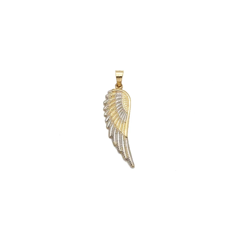 Glow - in - the - Dark Starry Sky Pendant for Nighttime AdventuresTwo-Tone Angel Wing Pendant (14K)