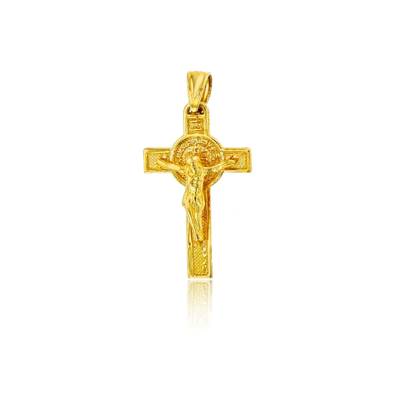 3D - Printed Polymer Clay Animal - Print Pendant for a Fun and Quirky AccessoryMultitextured Crucifix Cross Pendant (14K)